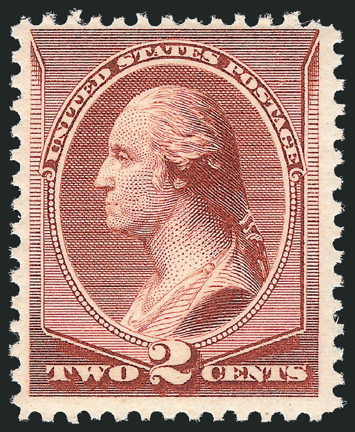 US Stamps Price Scott 211B - 1883 2c Washington Special Printing. Robert Siegel Auction Galleries, Oct 2011, Sale 1014, Lot 1435