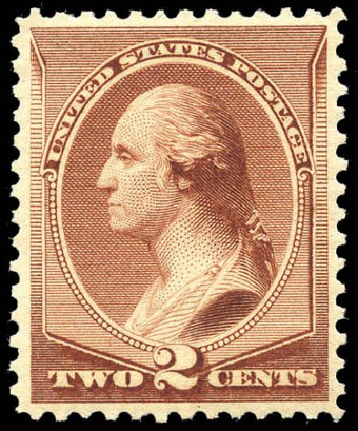 Values of US Stamp Scott Catalogue # 211B - 2c 1883 Washington Special Printing. Matthew Bennett International, Mar 2011, Sale 336, Lot 1212
