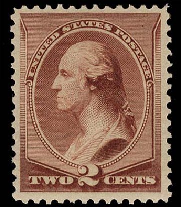 Price of US Stamp Scott Cat. # 211B - 2c 1883 Washington Special Printing. Cherrystone Auctions, Apr 2010, Sale 201004, Lot 192