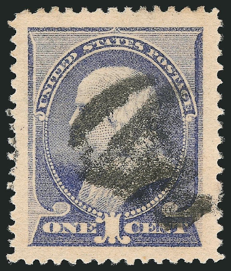 Cost of US Stamp Scott Catalogue 212 - 1883 1c Franklin. Robert Siegel Auction Galleries, Nov 2012, Sale 1034, Lot 187