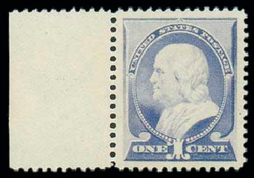 US Stamp Values Scott Cat. #212: 1883 1c Franklin. Matthew Bennett International, Oct 2007, Sale 322, Lot 2069