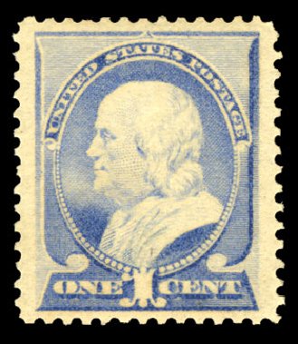 US Stamp Prices Scott #212: 1c 1883 Franklin. Cherrystone Auctions, Jul 2013, Sale 201307, Lot 61