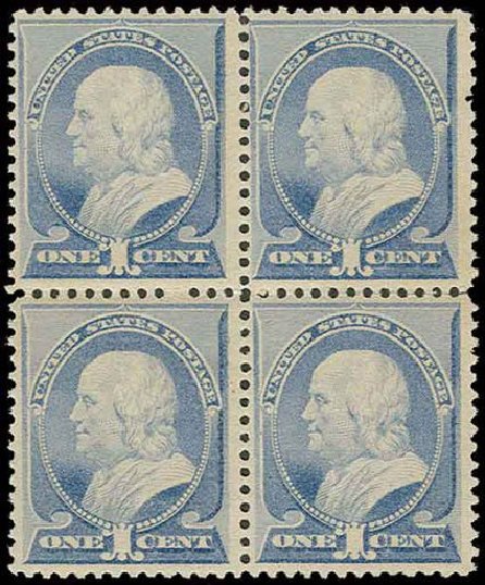 US Stamps Price Scott Catalog #212 - 1c 1883 Franklin. H.R. Harmer, Nov 2013, Sale 3004, Lot 1132