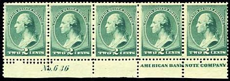 Cost of US Stamp Scott 213 - 2c 1883 Washington. Harmer-Schau Auction Galleries, Oct 2009, Sale 83, Lot 379