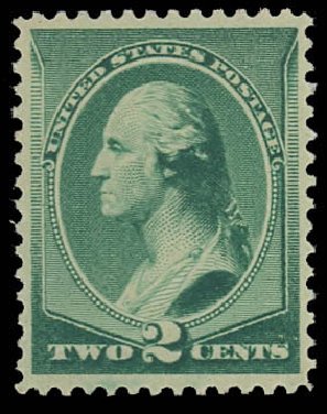 Value of US Stamps Scott #213 - 1883 2c Washington. Daniel Kelleher Auctions, Oct 2012, Sale 632, Lot 1091