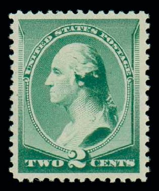 US Stamps Prices Scott # 213: 1883 2c Washington. Matthew Bennett International, Oct 2007, Sale 320, Lot 492