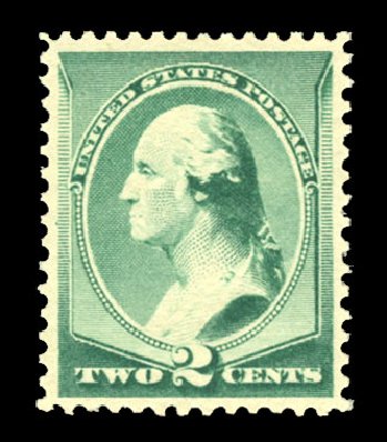 Value of US Stamp Scott Catalogue #213: 2c 1883 Washington. Cherrystone Auctions, Jul 2013, Sale 201307, Lot 62