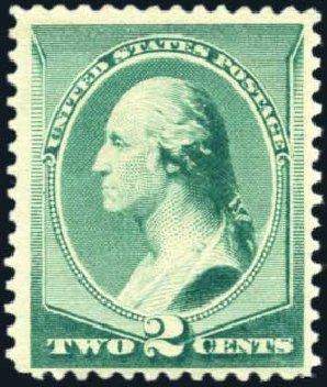 Value of US Stamp Scott Catalogue # 213: 1883 2c Washington. Harmer-Schau Auction Galleries, Mar 2011, Sale 89, Lot 212