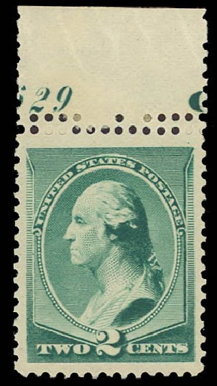 US Stamp Prices Scott Catalogue #213: 1883 2c Washington. Daniel Kelleher Auctions, Jun 2012, Sale 630, Lot 1442