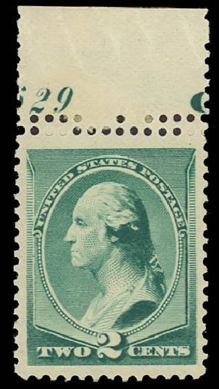Costs of US Stamps Scott Catalog 213 - 1883 2c Washington. Daniel Kelleher Auctions, Dec 2013, Sale 640, Lot 173