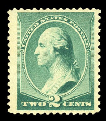 Cost of US Stamps Scott #213: 1883 2c Washington. Cherrystone Auctions, Nov 2014, Sale 201411, Lot 36