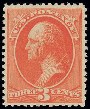 Cost of US Stamps Scott Catalogue #214 - 1883 3c Washington. Matthew Bennett International, Jun 2008, Sale 328, Lot 708