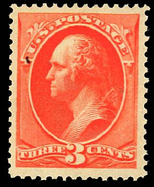 Costs of US Stamps Scott Cat. 214 - 3c 1883 Washington. Daniel Kelleher Auctions, Dec 2012, Sale 633, Lot 439