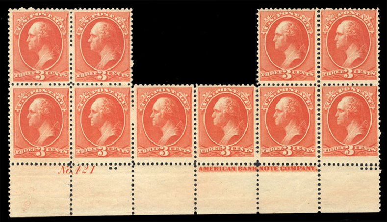 US Stamp Price Scott # 214: 3c 1883 Washington. Cherrystone Auctions, Mar 2009, Sale 200903, Lot 150