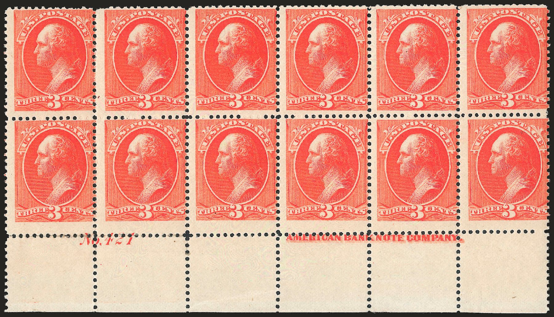 US Stamp Prices Scott Cat. # 214 - 3c 1883 Washington. Robert Siegel Auction Galleries, Apr 2010, Sale 984, Lot 511