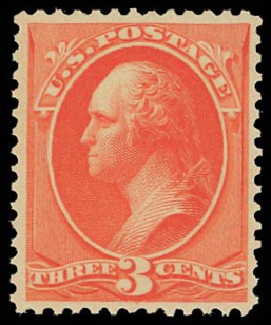 Costs of US Stamps Scott # 214 - 3c 1883 Washington. Daniel Kelleher Auctions, Jun 2012, Sale 630, Lot 1444