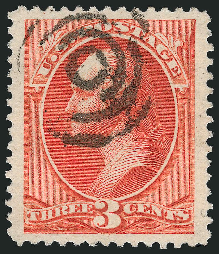 US Stamp Price Scott Catalogue #214 - 1883 3c Washington. Robert Siegel Auction Galleries, Jun 2011, Sale 1011, Lot 564