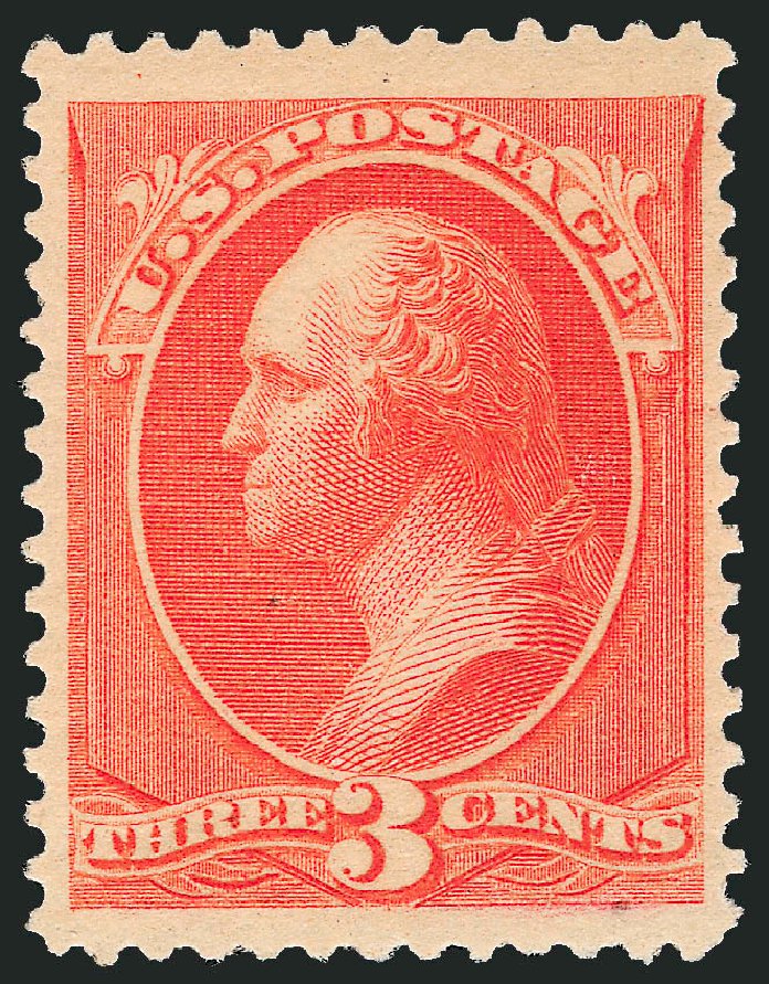 Value of US Stamp Scott Catalog #214: 3c 1883 Washington. Robert Siegel Auction Galleries, Oct 2008, Sale 963, Lot 844