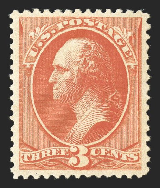Price of US Stamps Scott Catalog 214: 1883 3c Washington. Spink Shreves Galleries, Nov 2012, Sale 141, Lot 95
