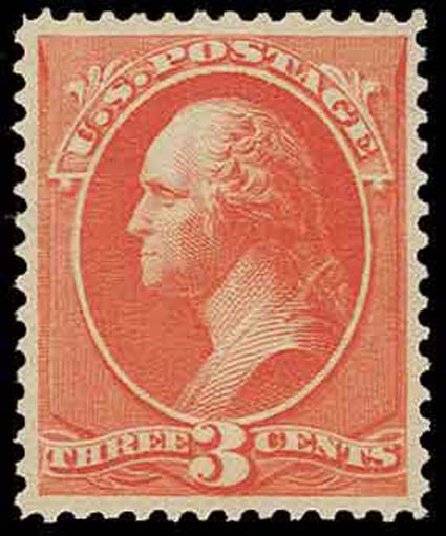 US Stamps Prices Scott Catalogue 214 - 1883 3c Washington. H.R. Harmer, Nov 2013, Sale 3004, Lot 1133