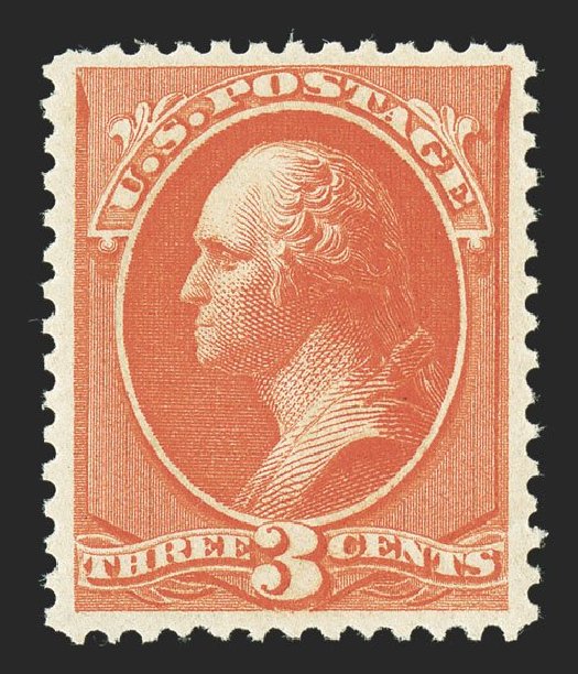 Cost of US Stamp Scott Catalog #214 - 1883 3c Washington. Spink Shreves Galleries, Nov 2012, Sale 141, Lot 96