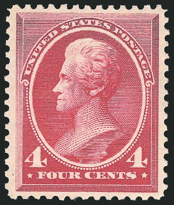 US Stamp Value Scott Catalogue #215: 4c 1883 Jackson. Robert Siegel Auction Galleries, Dec 2014, Sale 1090, Lot 1368