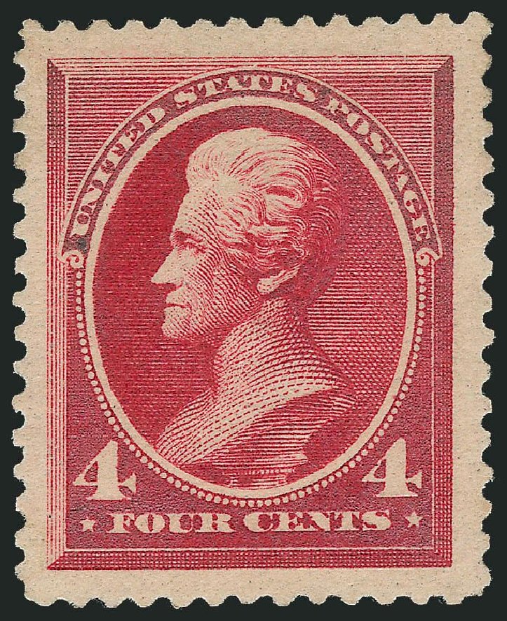 US Stamp Value Scott 215 - 4c 1883 Jackson. Robert Siegel Auction Galleries, Nov 2013, Sale 1057, Lot 800