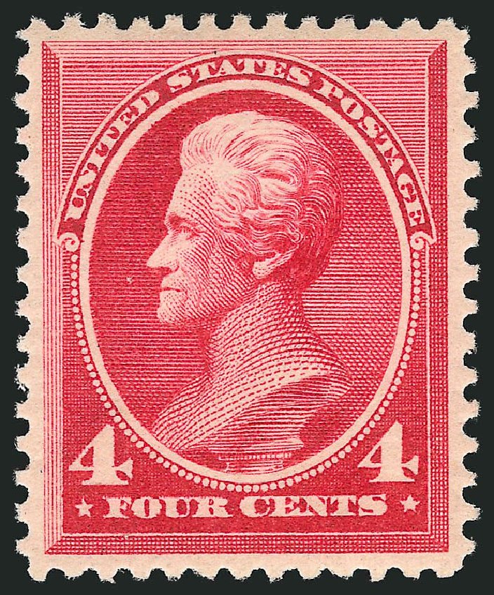 Values of US Stamp Scott Catalog #215 - 4c 1883 Jackson. Robert Siegel Auction Galleries, Sep 2014, Sale 1078, Lot 330
