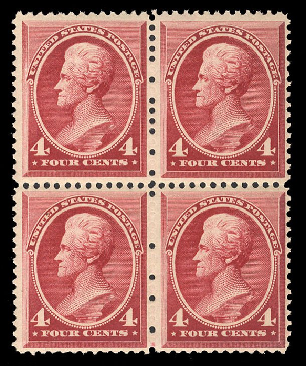 Costs of US Stamp Scott Cat. 215 - 4c 1883 Jackson. Cherrystone Auctions, Mar 2009, Sale 200903, Lot 151