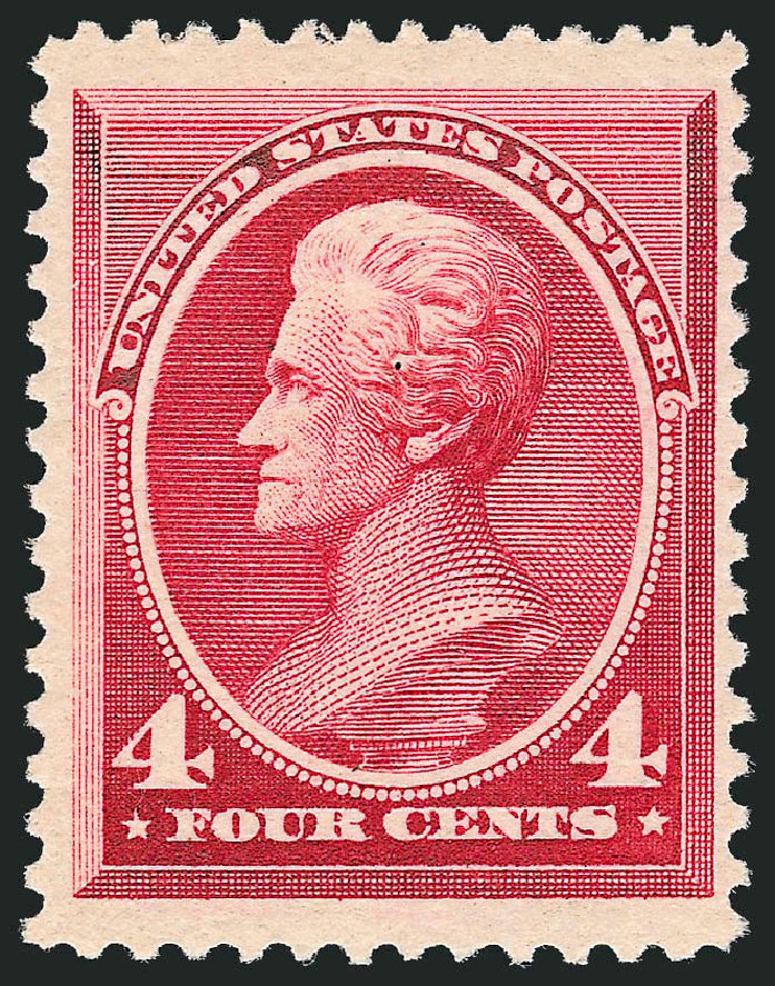 US Stamps Prices Scott Cat. 215: 4c 1883 Jackson. Robert Siegel Auction Galleries, Sep 2008, Sale 962, Lot 2471