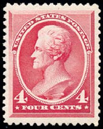 Prices of US Stamps Scott # 215 - 1883 4c Jackson. Schuyler J. Rumsey Philatelic Auctions, Apr 2015, Sale 60, Lot 2194