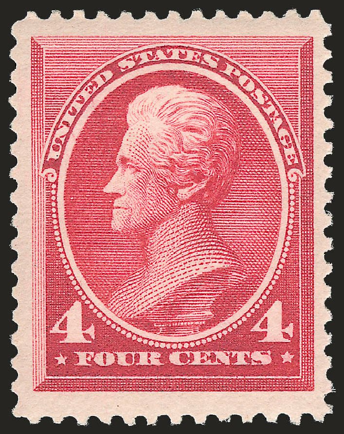 US Stamps Prices Scott Catalogue #215 - 4c 1883 Jackson. Robert Siegel Auction Galleries, Jun 2010, Sale 992, Lot 2264