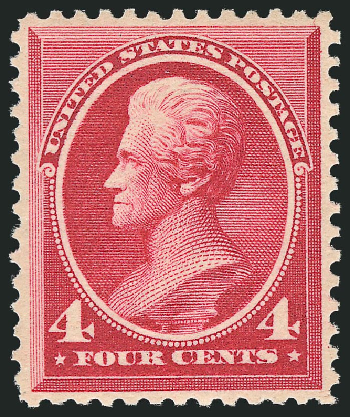 US Stamp Price Scott # 215 - 1883 4c Jackson. Robert Siegel Auction Galleries, Sep 2008, Sale 962, Lot 2472