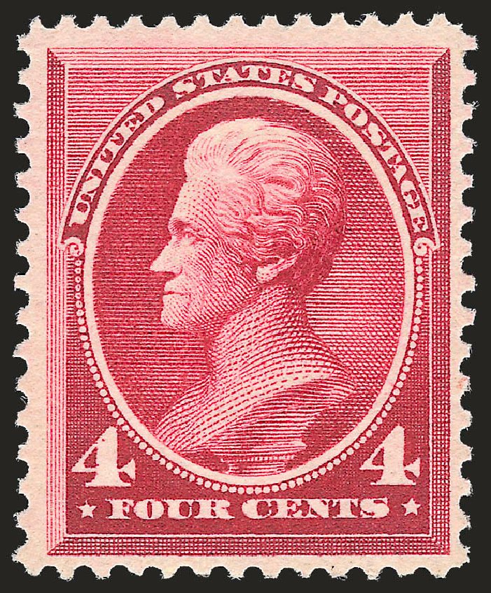 Costs of US Stamps Scott Cat. 215: 4c 1883 Jackson. Robert Siegel Auction Galleries, Apr 2010, Sale 984, Lot 512