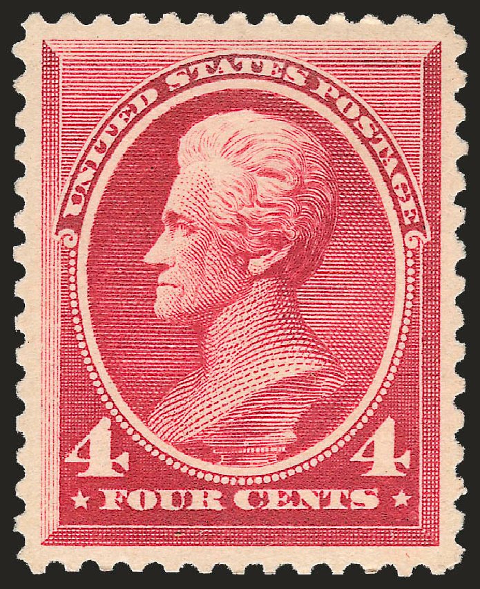 Cost of US Stamp Scott 215 - 4c 1883 Jackson. Robert Siegel Auction Galleries, Sep 2009, Sale 976, Lot 1633