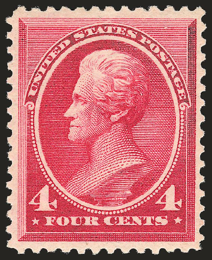 Price of US Stamp Scott Catalogue # 215 - 1883 4c Jackson. Robert Siegel Auction Galleries, Apr 2010, Sale 984, Lot 513