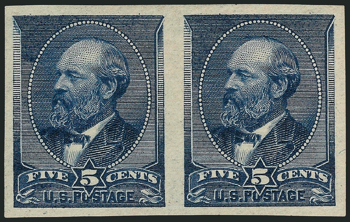 Values of US Stamp Scott Catalog # 216: 1883 5c Garfield. Robert Siegel Auction Galleries, Oct 2008, Sale 963, Lot 847