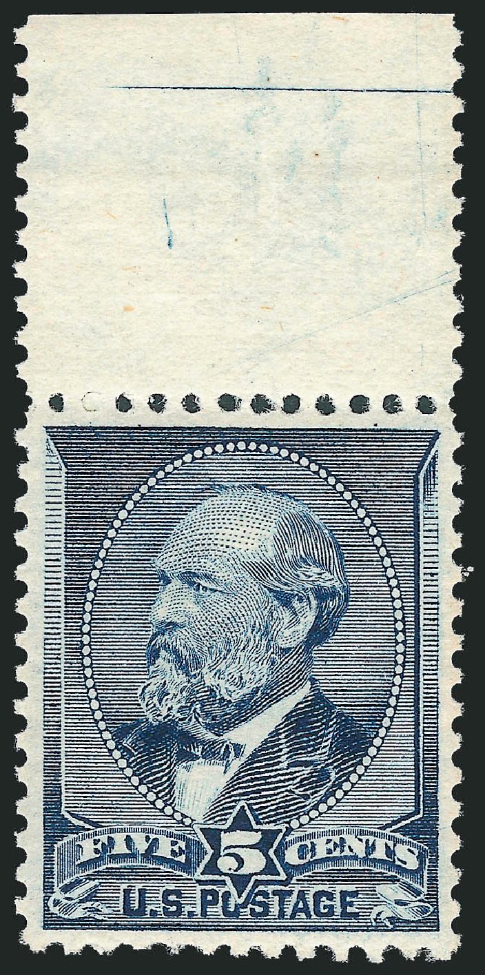 US Stamps Value Scott Catalogue # 216 - 1883 5c Garfield. Robert Siegel Auction Galleries, Oct 2011, Sale 1014, Lot 1440