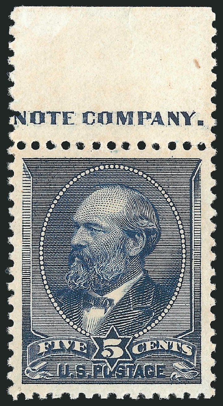 US Stamps Prices Scott Cat. # 216 - 1883 5c Garfield. Robert Siegel Auction Galleries, Jul 2013, Sale 1050, Lot 324