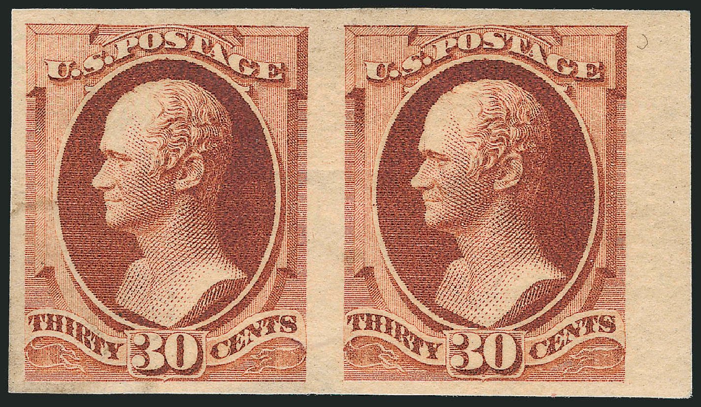 Values of US Stamp Scott Catalogue # 217 - 30c 1883 Hamilton. Robert Siegel Auction Galleries, Mar 2012, Sale 1021, Lot 438