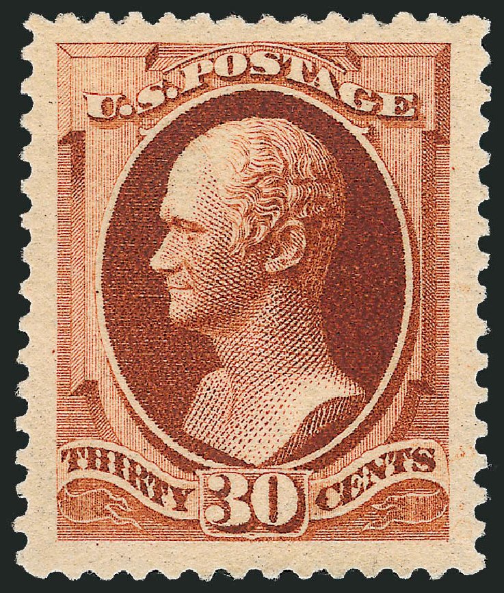 Prices of US Stamps Scott Catalog #217 - 1883 30c Hamilton. Robert Siegel Auction Galleries, Oct 2008, Sale 963, Lot 848