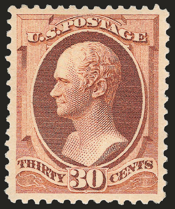 US Stamps Price Scott 217 - 30c 1883 Hamilton. Robert Siegel Auction Galleries, Jun 2009, Sale 975, Lot 1449