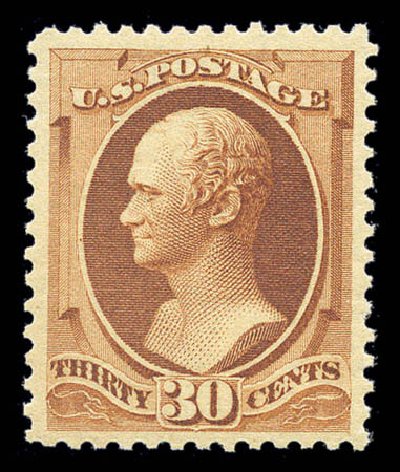 Price of US Stamps Scott Catalog #217 - 30c 1883 Hamilton. Matthew Bennett International, Sep 2010, Sale 331, Lot 560