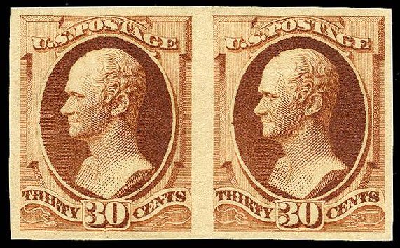 Costs of US Stamps Scott Catalog # 217: 1883 30c Hamilton. Matthew Bennett International, Apr 2008, Sale 326, Lot 191