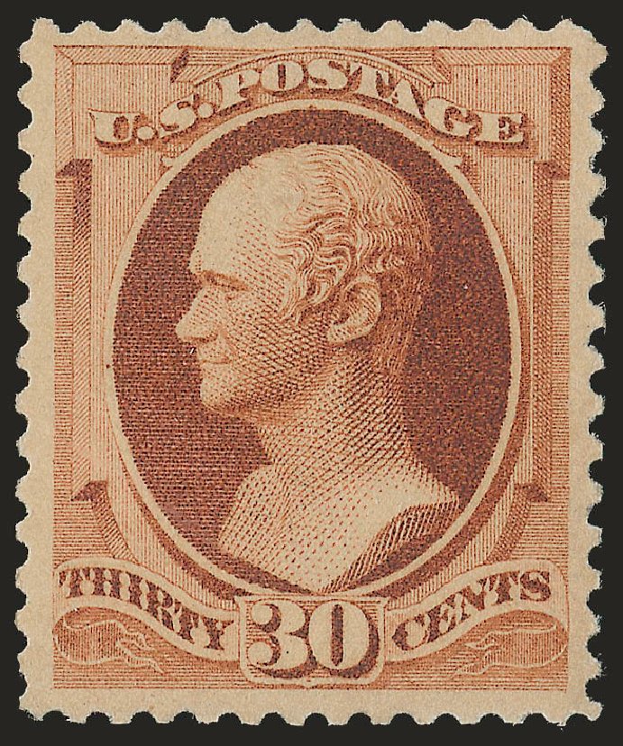Cost of US Stamps Scott Catalog #217: 1883 30c Hamilton. Robert Siegel Auction Galleries, Jun 2009, Sale 975, Lot 1451
