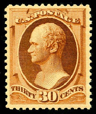 Price of US Stamp Scott Cat. 217 - 30c 1883 Hamilton. Matthew Bennett International, Jun 2008, Sale 328, Lot 714