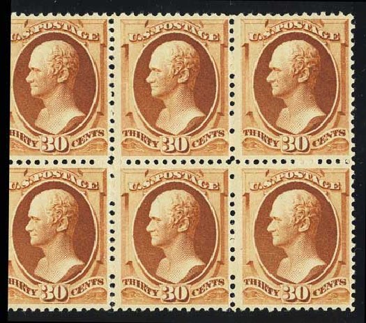 Prices of US Stamps Scott Catalogue #217 - 30c 1883 Hamilton. Matthew Bennett International, Sep 2012, Sale 346, Lot 734