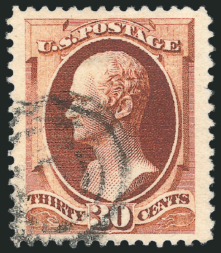Price of US Stamp Scott 217 - 1883 30c Hamilton. Robert Siegel Auction Galleries, Oct 2010, Sale 997, Lot 5645