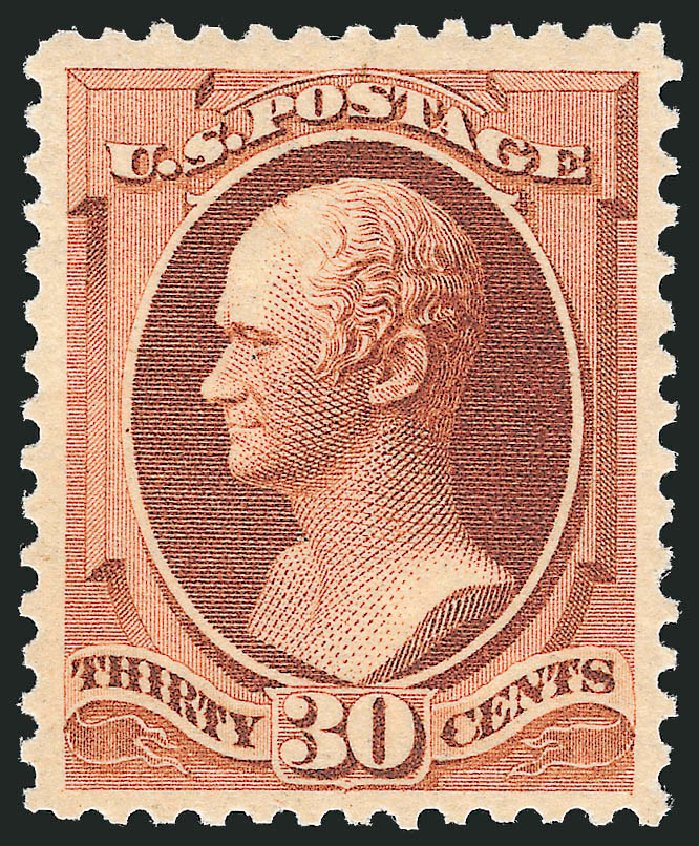 US Stamps Price Scott Catalogue 217 - 1883 30c Hamilton. Robert Siegel Auction Galleries, Oct 2012, Sale 1033, Lot 4122