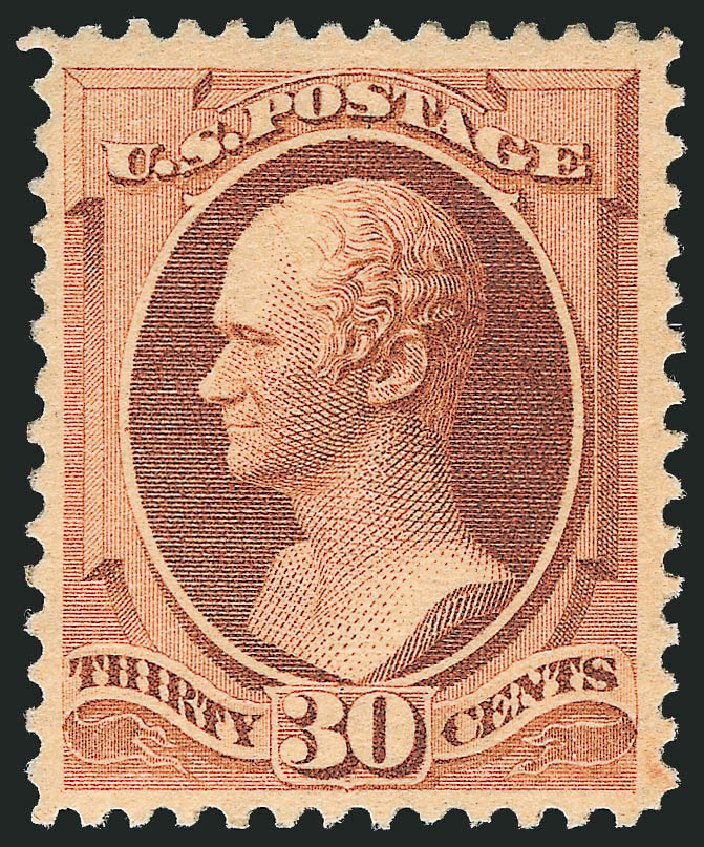 US Stamp Price Scott # 217: 1883 30c Hamilton. Robert Siegel Auction Galleries, Dec 2009, Sale 982, Lot 5512
